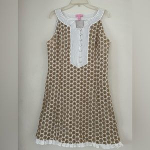 VGUC Lilly Pulitzer Sunburst embroidery shift dress 6